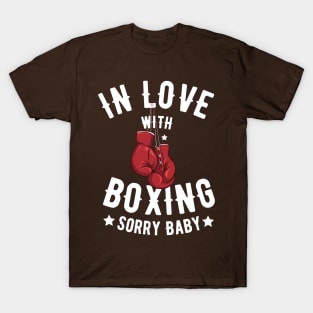 in love with boxing baby T-Shirt